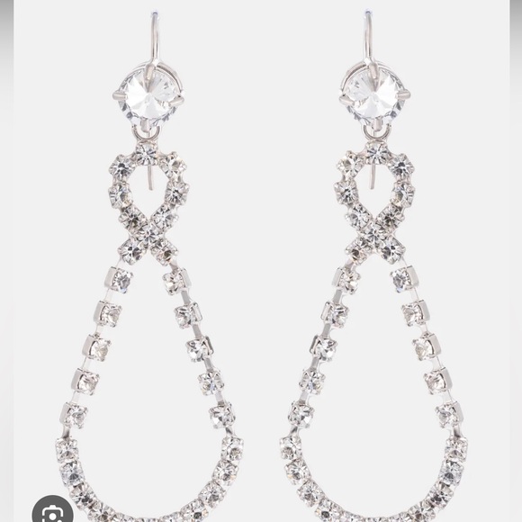 MIU MIU Crystal Pendant Earring - Picture 3 of 4